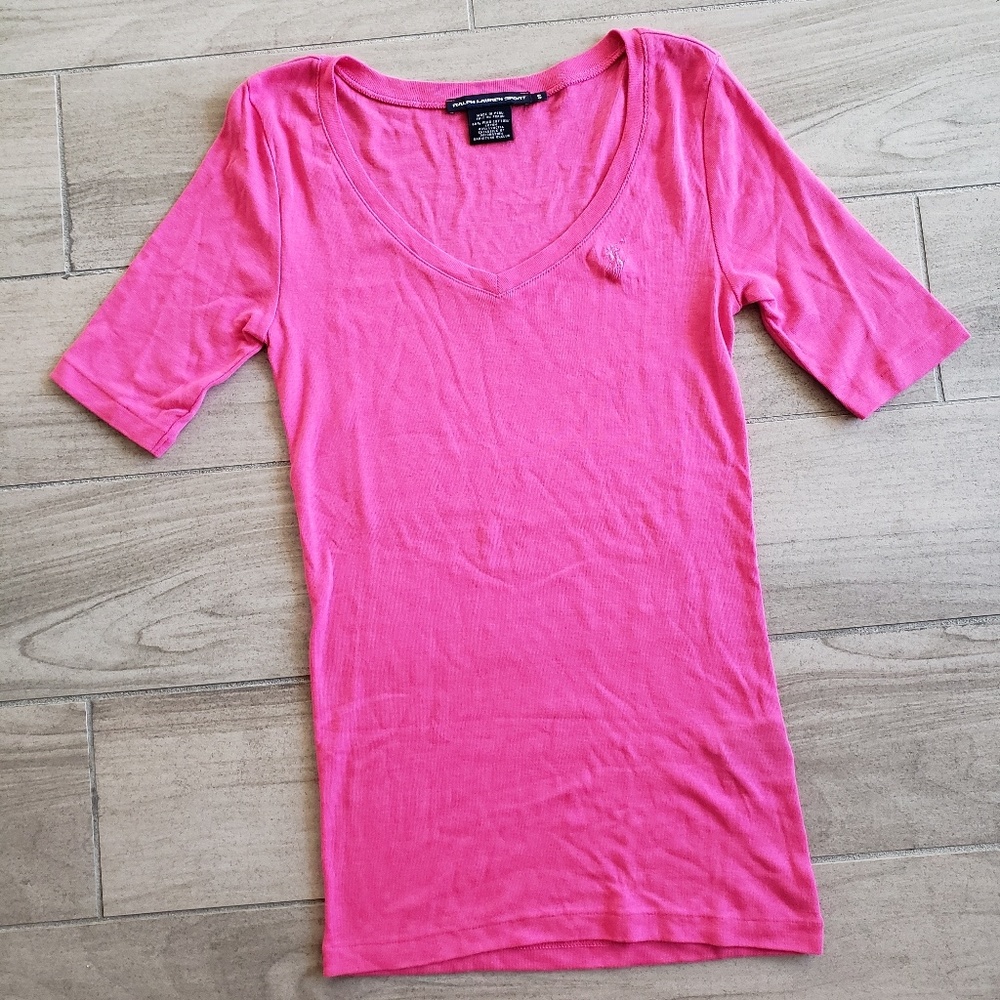 Ralph Lauren pink shirt Small